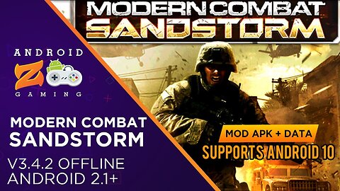 Modern Combat: Sandstorm - Android Gameplay (OFFLINE) (With Link) 188MB+