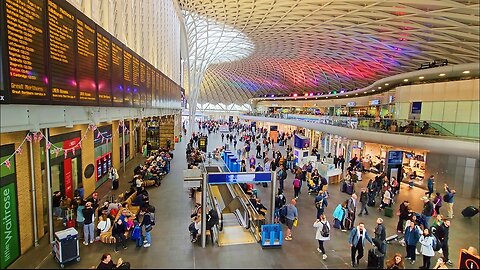 London King’s Cross Train Station 4K🇬🇧 UK Travel