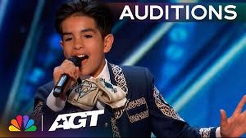 11-year-old Eduardo Antonio Trevino impresses the judges! / Auditions / AGT 2023