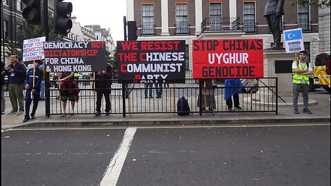 "Nothing To Celebrate" - Protest against the Chinese Communist Party: London 1st October 2023 Part 3