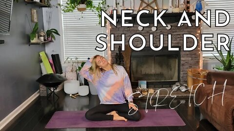 Neck & Shoulder Stretch | Sore Muscle Stretch