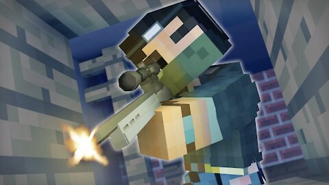 Sniper in Zombie Apocalypse - Minecraft Animation