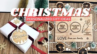 DIY PERSONALIZED CHRISTMAS GIFT - Laser Cutting and Engraving with Xtool M1