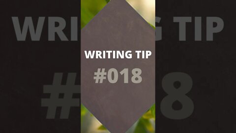 Writing Tip No. 18 - Effecient Writing #shorts #writingtips