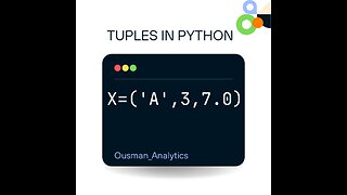 WHAT IS A TUPLE IN PYTHON