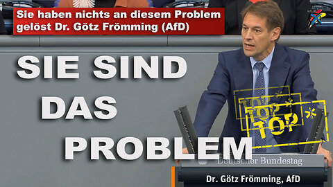 Sie haben nichts an diesem Problem gelöst Dr. Götz Frömming (AfD)