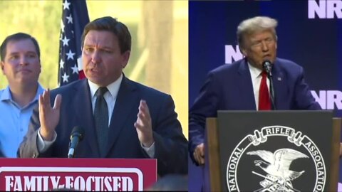 Who has edge for campaign funds between DeSantis, Trump?