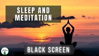 Sleep meditation Fall asleep Fast | Black Screen Sleep and Meditation | Relaxing Music