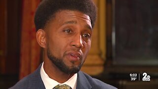 Mayor Brandon Scott speaks on violent crime in Baltimore City