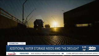 Additional water storage needs amid the drought