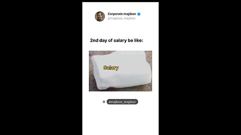 2nd Day of salary