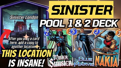 THIS SINISTER DECK IS INSANE | Marvel Snap Sinister Power Up Pool 1 & 2 Deck Profile & Gameplay