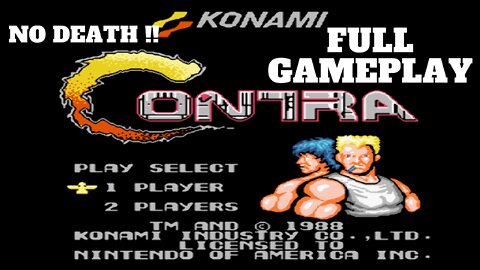 NES Super Contra No Death | 2 players | Full gameplay
