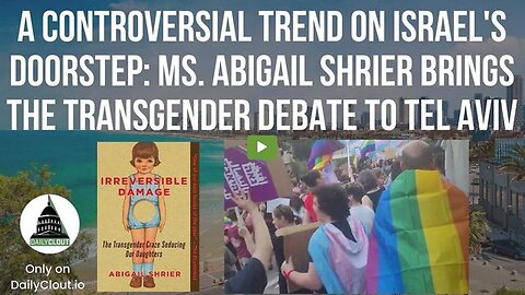 "Irreversible Damage" Book Launch in Tel Aviv Protested by Transgender Activists