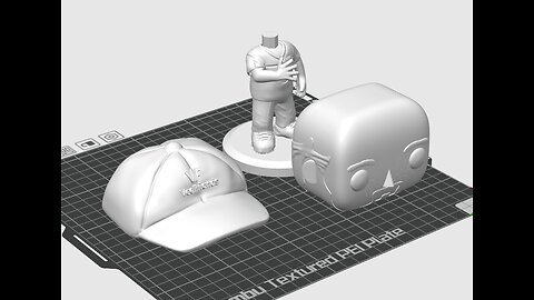 3D printing a test print version of an custom GaryVee Funko Pop for PudgeTV
