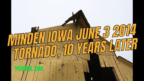 Minden Iowa June 3 2014 Tornado 10 years later, Peacock Minute, peafowl.com