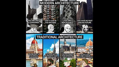 Classic and Modern Architecture #shorts #silly #funny #memes #civilization #hope #newyear