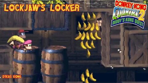 LockJaw's Locker, Warp Zone All Bonus and DK Coins | Donkey Kong Country 2