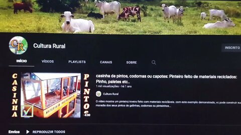 Cultura Rural é o meu novo canal - Aldo Santos