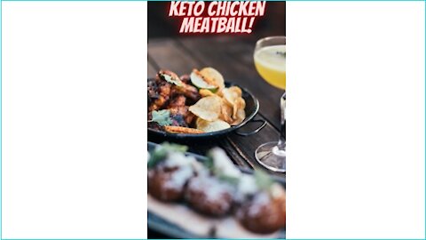 Keto Recipe Chicken Meatballs #Recipes #Keto