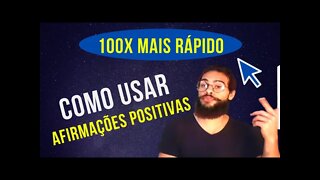 Lei da atração COMO USAR AFIRMAÇÕES POSITIVAS