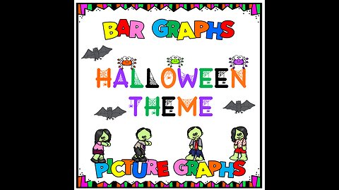 Homeschool Halloween themed bar/picture graphs
