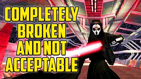 They RUINED Star Wars Knights Of The Old Republic 2 - Broken On Nintendo Switch