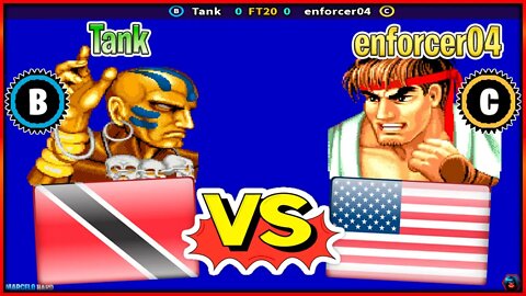 Street Fighter II': Hyper Fighting (Tank Vs. enforcer04) [Trinidad and Tobago Vs. U.S.A.]