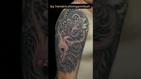Stunning Tattoo by hendricshinigamibali #shorts #tattoos #inked #youtubeshorts