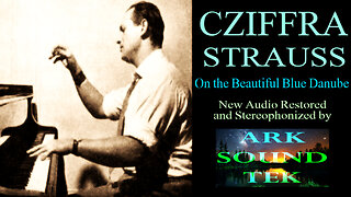 STRAUSS – CZIFFRA On the Beautiful Blue Danube – piano sheet transcription – restored by arksoundtek