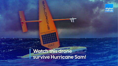 Watch this drone survive Hurricane Sam!