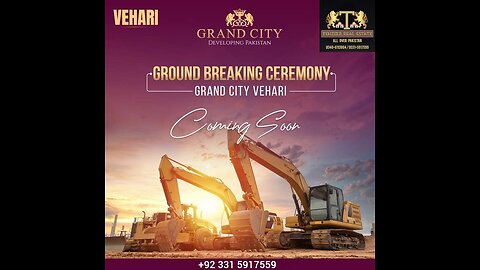 Grand City VEHARI Launching Coming Soon