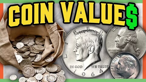 SILVER COINS WORTH MONEY - VALUABLE COINS IN POCKET CHANGE!!