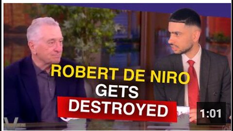Robert De Niro Faces The Reality of Trump
