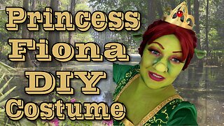 Princess Fiona costume and make-up tutorial. This is Cal O'Ween !