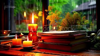 🎶 Rainy Day - Soothing music and the sound of falling rain | relax, sleep, study, meditate