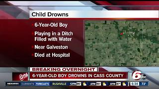 6-year-old drowns in Cass County