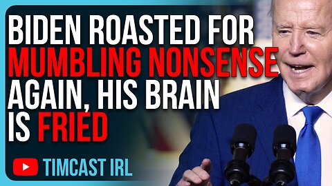Biden ROASTED For Mumbling Nonsense AGAIN, His Brain Is FRIED