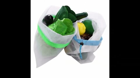 12 Pieces Reusable Produce Bags