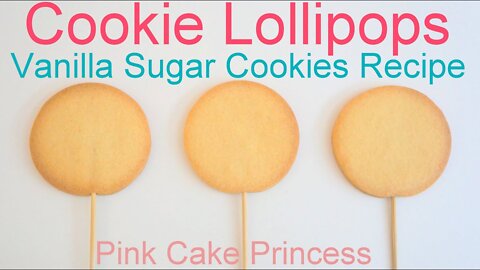 Copycat Recipes Vanilla Sugar Cookies Recipe - How to Bake Cookie Lollipops Cook Recipes food Reci