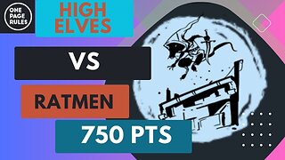Age of fantasy: ratmen vs high elves 750 points