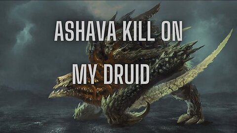 First Ashava Kill On My Druid Pulverize Build, Server Slam