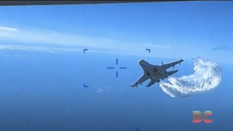Pentagon releases video from Russian fighter jet crash with drone
