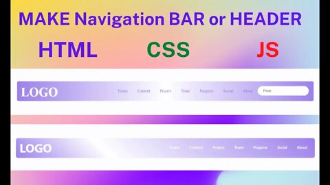 How to make Navigation Bar or Header WD Online Tutorial 20221