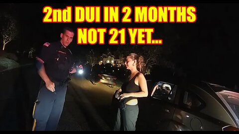 Second DUI in 2 MONTHS for this 20-year-old