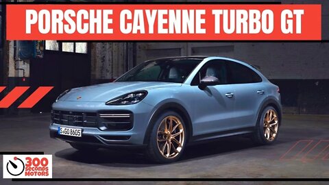 New sporting hero from Porsche the PORSCHE CAYENNE TURBO GT with 640 hp