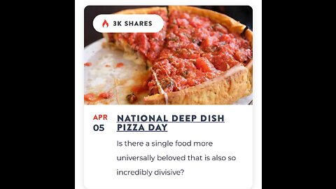 #582 NATIONAL DEEP DISH PIZZA DAY LIVE FROM PROC 04.05.23