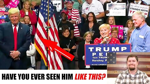 TRUMP GETS EMOTIONAL WHEN GRIEVING MOTHER TAKES OVER THE MIC AT RALLY