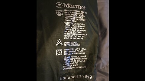 Marmot Ironwood 30 degree Down Lightweight Sleeping Bag