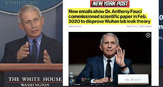 Dr. Anthony Fauci Crafted the "Proximal Origin" Paper and Called the Lab Leak a "Conspiracy Theory"